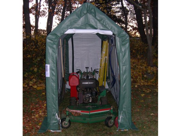 yard tools shed for lawn mower