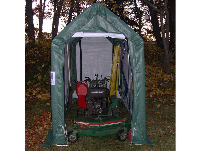 yard tools shed for lawn mower