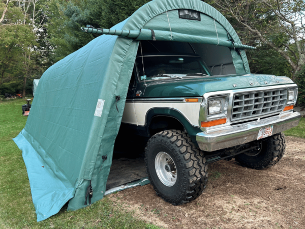 14x24 round style portable shelter