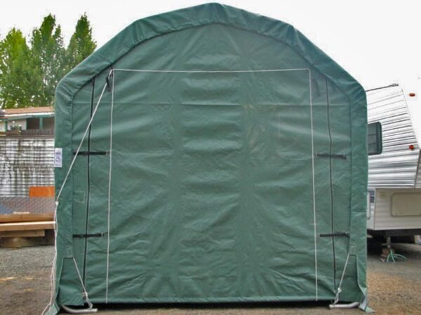 Barn style portable garage