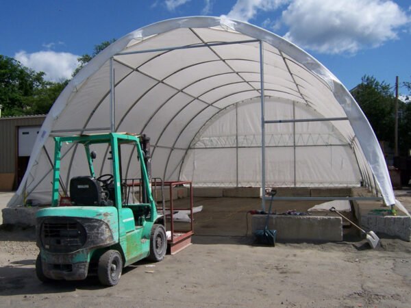 30x40 portable building assembly