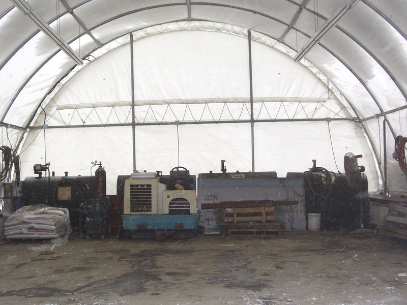 30x40 portable building interior
