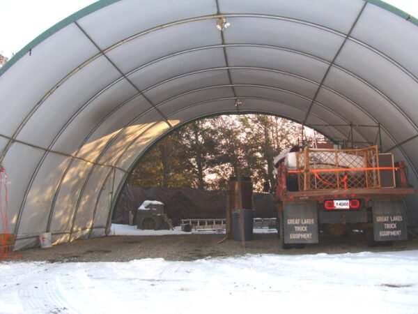 30x30x15 portable building interior