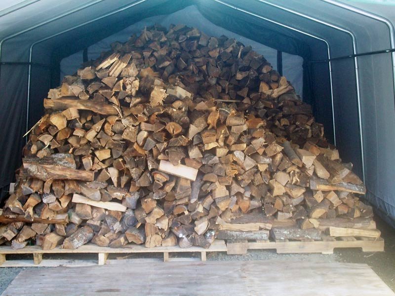 12X12 firewood shed