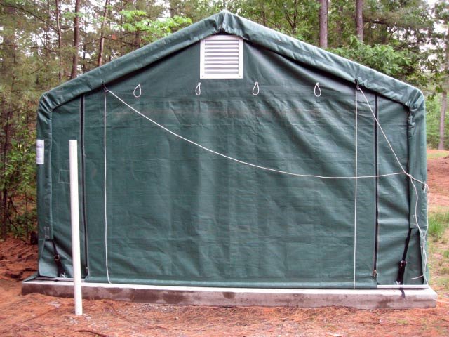 12X20 house style portable garage