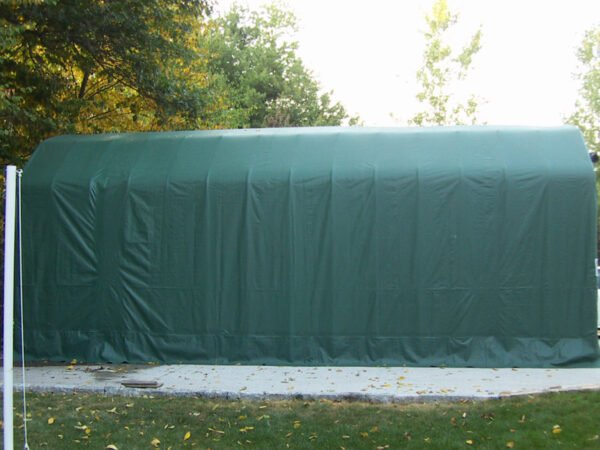 12x28 Barn style portable garage