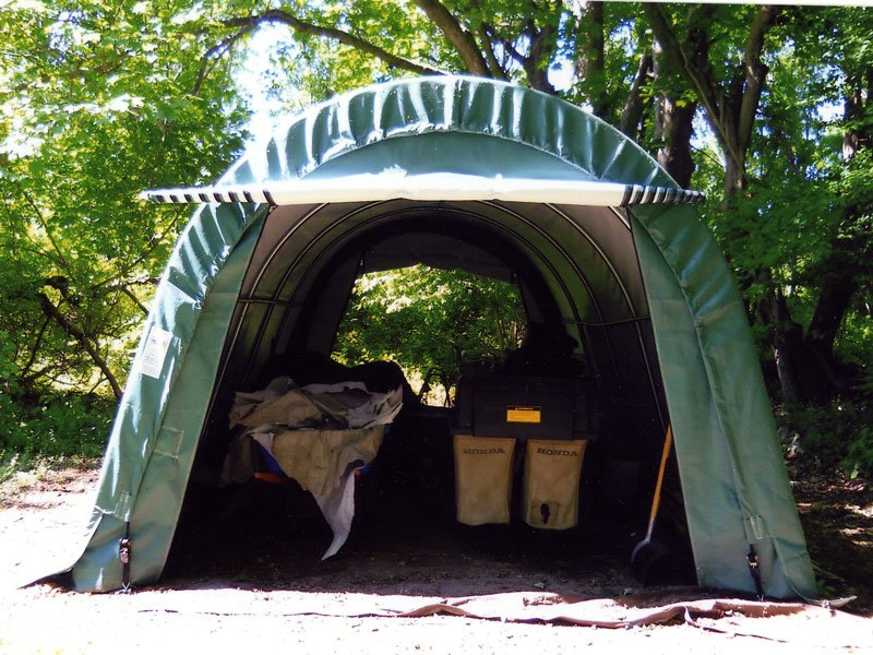 12x20 round portable storage