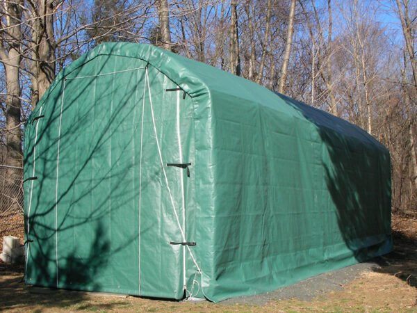 Barn style portable garage