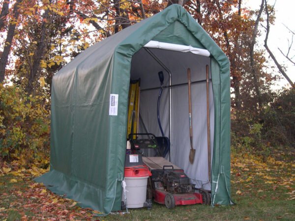 yard tools shed for lawn mowers