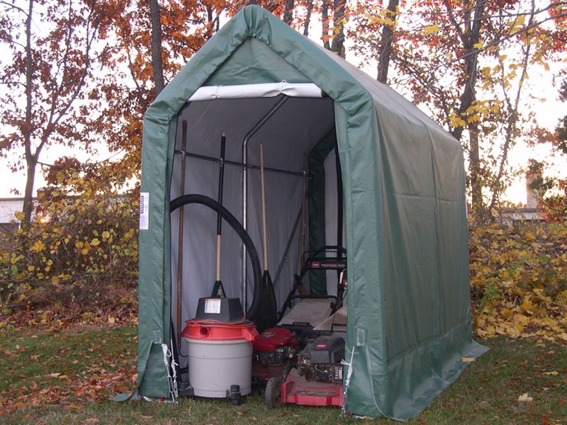 yard tools shed for lawn mowers