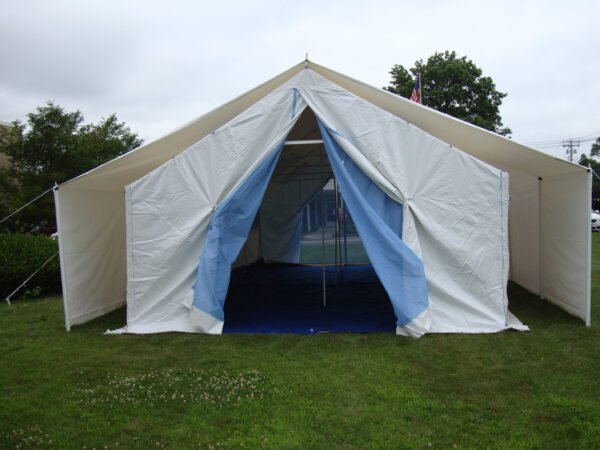 disaster relief shelter front view