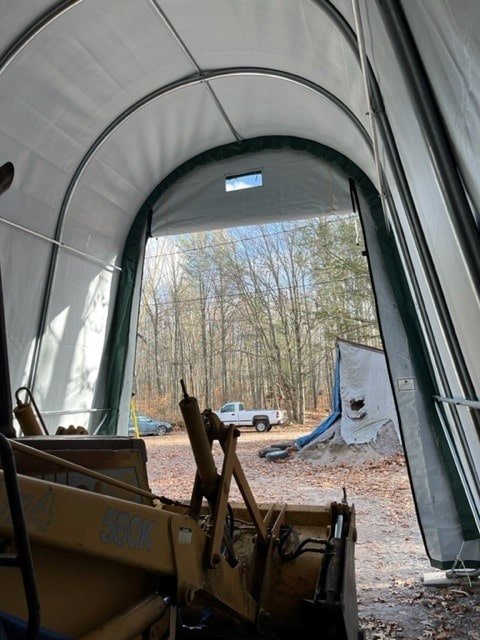 round style portable garage